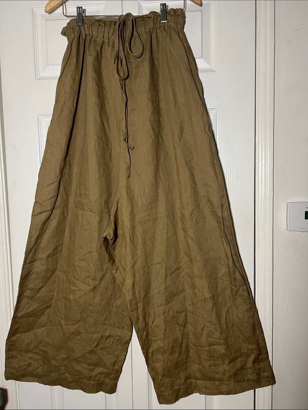 OZMA California Super Wide Leg Linen Pants Women’s Small - Picture 3 of 7